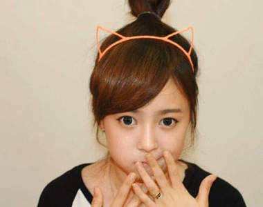 馬尾當瀏海　不亂翹的秘訣是～？