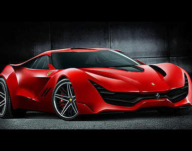 非官方《法拉利CascoRosso概念車》大口氣想接班馬王？