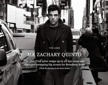 一陣子不見的《年輕史巴克》Zachary Quinto去哪了呢？