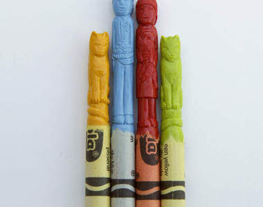 超可愛《蠟筆雕刻》可以拿來假裝西洋棋嗎？（誤）