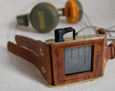 超復古《iPod Nano木製手錶》　哇~看了都好想要一副哦～