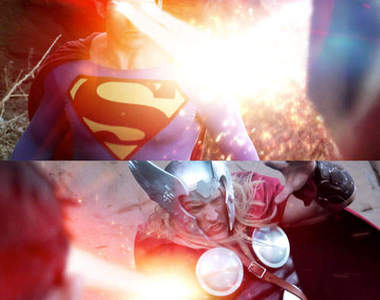 超人大戰雷神索爾 粉絲拍攝這場神一般的對戰影片