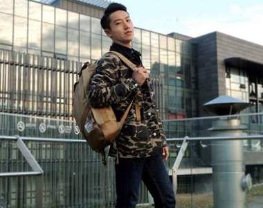 韓國街拍《迷彩穿搭》該不會等等就要回營區報到了（誤）