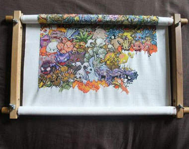 初代151隻《神奇寶貝》全幅十字繡