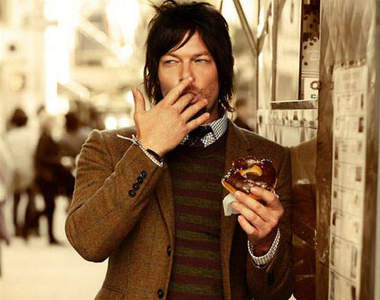 Norman Reedus日本GQ特輯 我要去排隊買甜甜圈了(大誤)