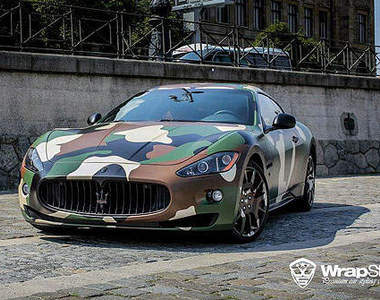 迷彩裝《Maserati GranTurismo S》海神號也要上戰場?(誤)