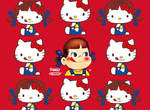 無嘴貓有嘴了~~!?牛奶妹 Peko 和 Hello Kitty 合體 無嘴貓有嘴了~~!?牛奶妹 Peko 和 Hello Kitty 合體