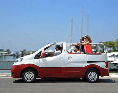 特製《Nissan NV200》義大利渡假小島上空大解放～