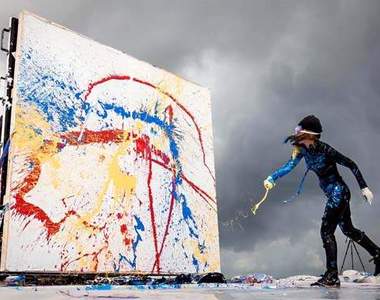  《噴射藝術Jet Art》用飛機畫畫　用錢砸出來的藝術品