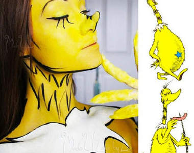 《卡通人體彩繪》不用服裝也能COSPLAY