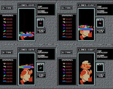 《俄羅斯方塊繪圖》疊疊消消所留下的神運算作圖法