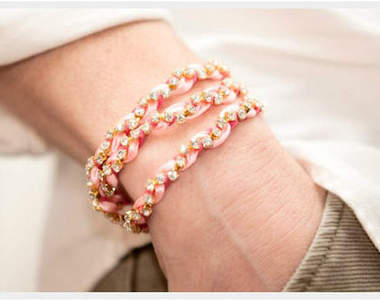 手工藝系列《mix風鑽鍊手飾》超簡單的啦~