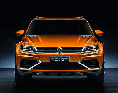 《VW CrossBlue Coupe概念車》個性派休旅竟然很輕食~