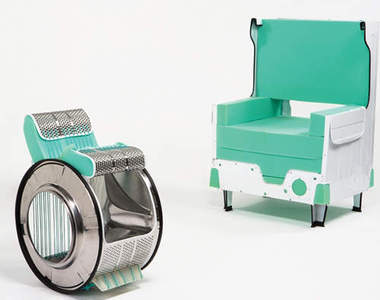 老舊《洗衣機大變身》DIY也能改裝成超時髦造型椅～