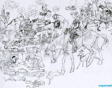 無草稿插畫(漫畫)家《金政基》在他身上沒有砍掉重練這種事