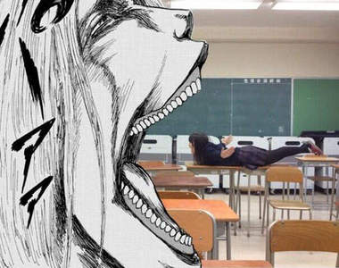 進擊的巨人照相App　日本網友們又把梗發揚光大了～