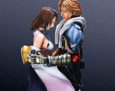 FFX男女主角PLAY ARTS改模型 放水裡就能重現那經典的一幕?