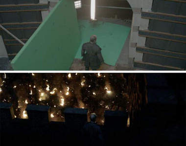 影集《冰與火之歌》特效前後對比圖