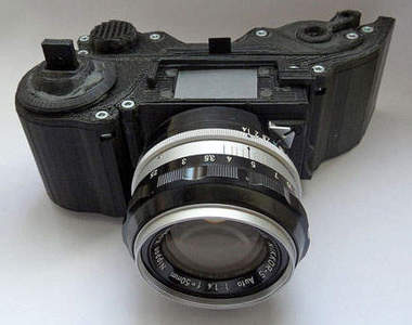 神人自製《3D列印單眼相機》 還能拍會不會太強大了阿~