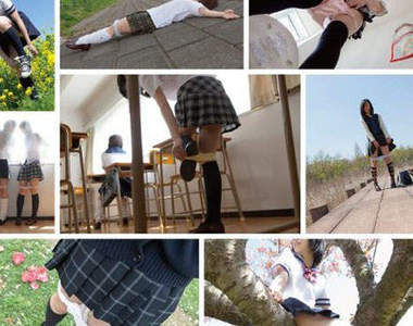 《內褲半脫寫真集》女學生內褲滑落的各個瞬間...