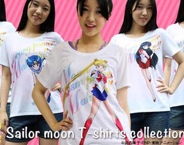 《美少女戰士》動畫T-shirt登場