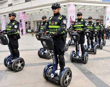 大陸《警用風火輪》巡邏用的新交通工具~
