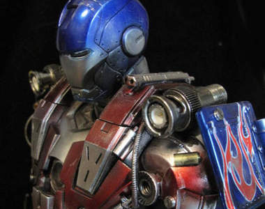 戰爭柯博文機器　變形金剛配色素人塗裝改造版