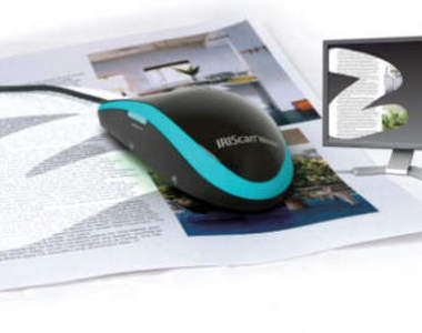 超方便《掃瞄滑鼠IRIScan》只要滑一滑就能幫你掃到好~