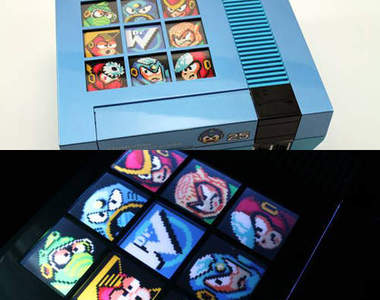 神人改造《洛克人NES主機》關了燈也有想開來玩的衝動