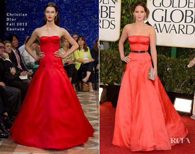 從T台到紅毯～女星與模豆穿起禮服差別