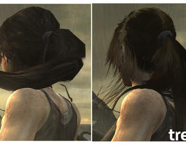 AMD新技術《TressFX Hair》讓年輕蘿拉馬尾翩翩~(甩)