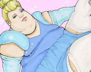 《迪士尼胖公主》胖慘了以後...長這樣