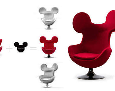 《米奇蛋形椅》米奇在哪裡～絕對難不倒你～