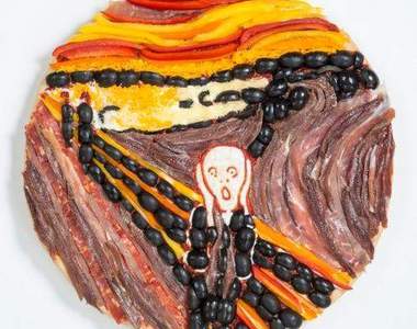 《名畫披薩》把世界名畫大口吃下肚（吞）