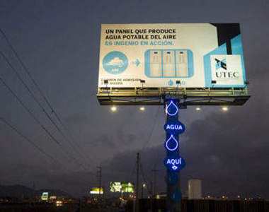 《供水的廣告牌》這些水是哪裡來的呢@0@