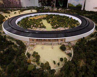 蘋果最大「飛碟總部」3D模型曝光   趕快來朝聖參觀下吧~