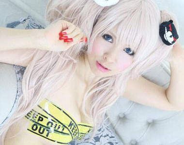 さくらえま 江之島盾子的豐滿COSPLAY