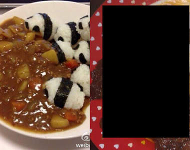 萌爆《熊貓咖哩》好多圓仔就變成這樣子(￣３￣)a　