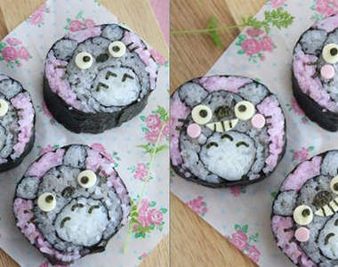 《龍貓壽司卷》超簡單 14 個步驟就完成~