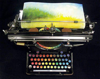 《顏色打字機》按一按打出一幅畫~