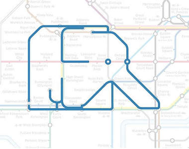《倫敦地鐵》秘密藏著 22 種可愛動物☆