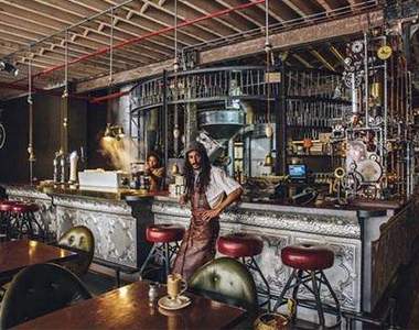 超復古《蒸汽龐克咖啡廳》 哥喝的不是咖啡是時代的變遷～