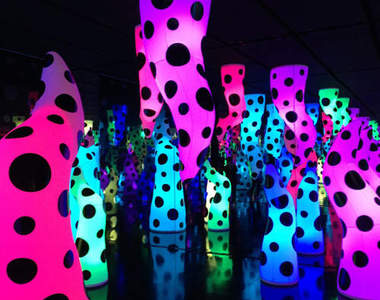 《草間彌生×六本木Hills》點點啤酒花園＆作品同時展開