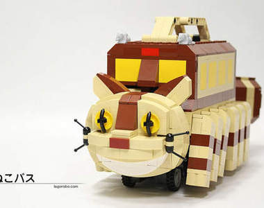 《樂高貓巴士》是大家都愛的手動玩具車～^^