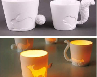 完全治癒系《森林小動物》純白馬克杯☺