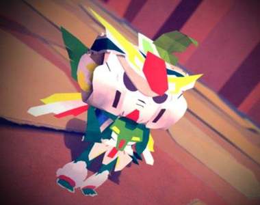 《Tearaway》紙做的鋼彈也參戰 只要有心~人人都做得出來