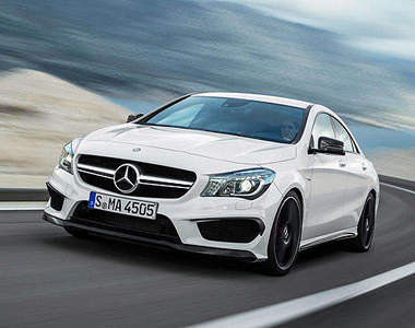 等不及發表《賓士CLA45 AMG》帥氣身影搶先現身網路~