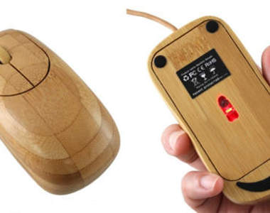 環保《竹子滑鼠》好摸好拿還有濃濃竹子香