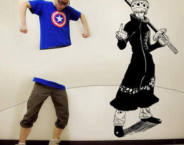 《一支筆一個夢》大陸網友「蓋括」結合二三次元的作品