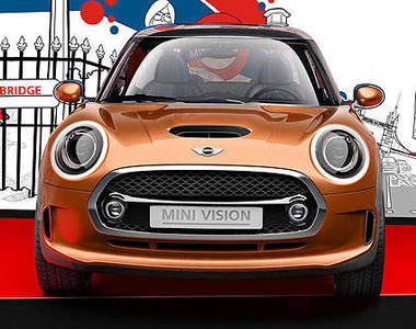 超可愛《Mini Vision概念車》下一代Mini Cooper長這樣?